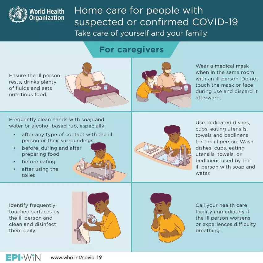 How to look after someone with coronavirus