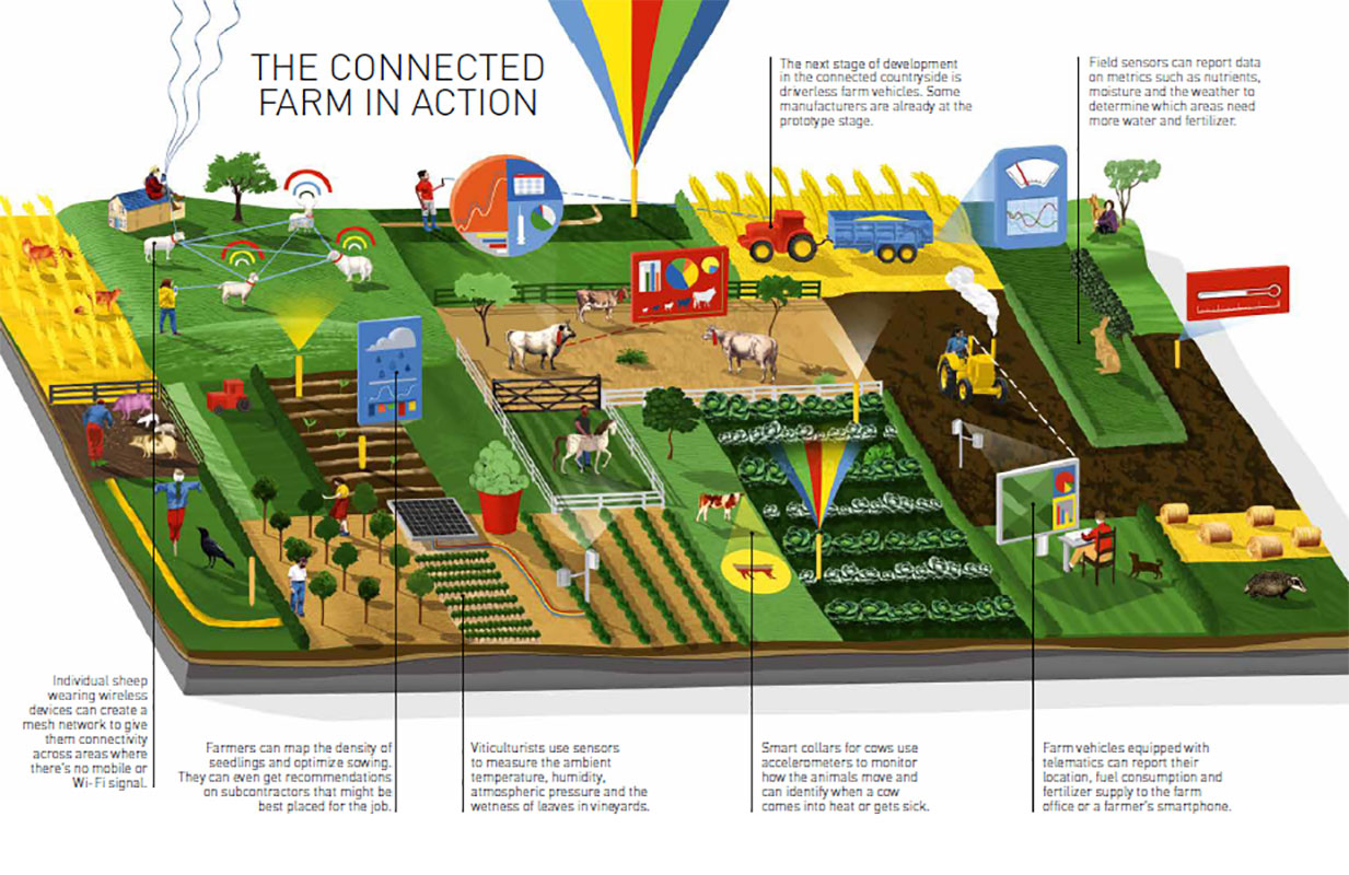 Connected farm in action