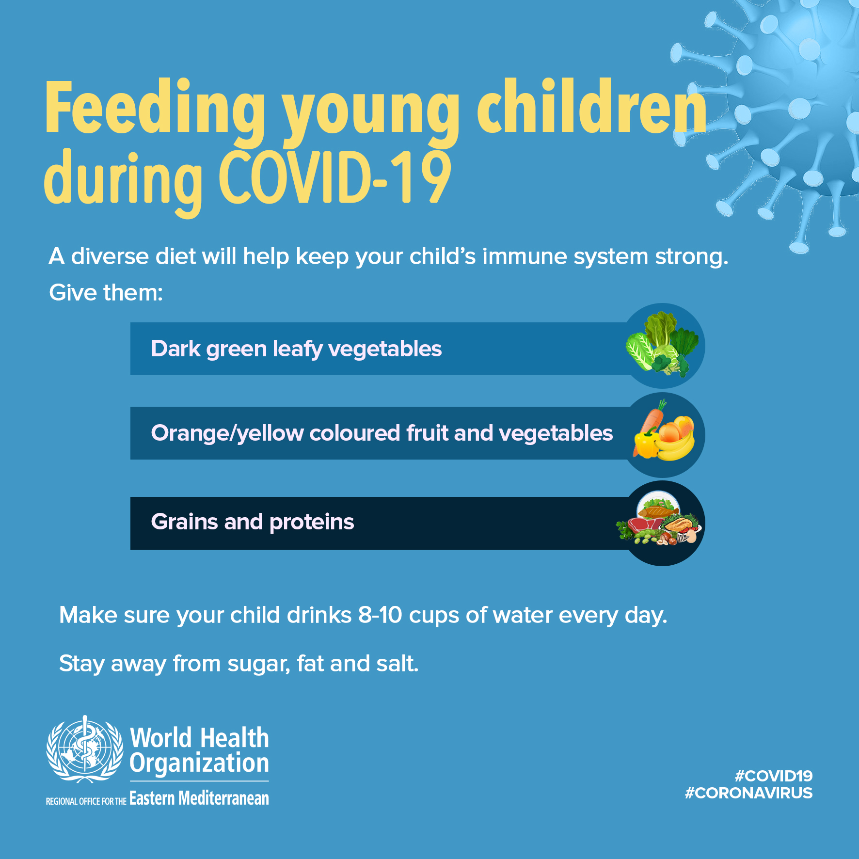 WHO guidelines to make child immune system strong