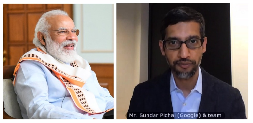Google CEO SundarPichai announces an investment of Rs.75 thousand crore in India over the next 5 to 7 years 