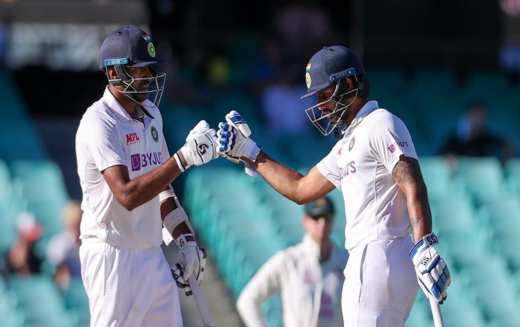 India pull-off draw against Australia in 3rd test match at Sydney